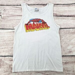Vtg Marvel Spider Man Tank Top Mens Small 3D Block Style Graphic Logo Cotton Tee